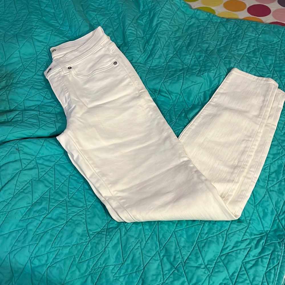 Madewell white jeans